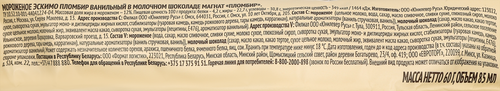 

Мороженое Магнат пломбир ванильный в молочном шоколаде 100% 60 г