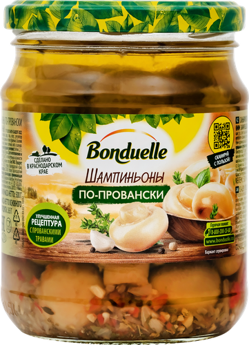 

Шампиньоны маринованные Бондюэль, по-провански 500 г