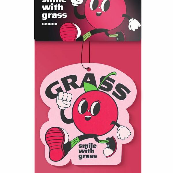 Ароматизатор автомобильный Grass Smile Вишня