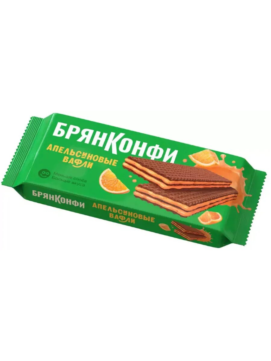 

Вафли Брянконфи Апельсиновые 190 г
