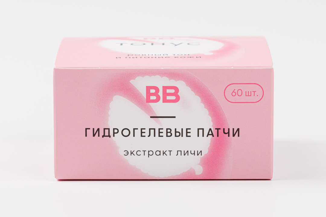 

Патчи гидрогелевые ВкусВилл для глаз с экстрактом личи 60 шт.