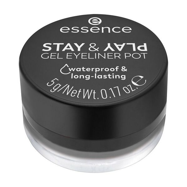 Гелевая подводка для век Essence Stay&Play gel eyeliner pot 01 5 г