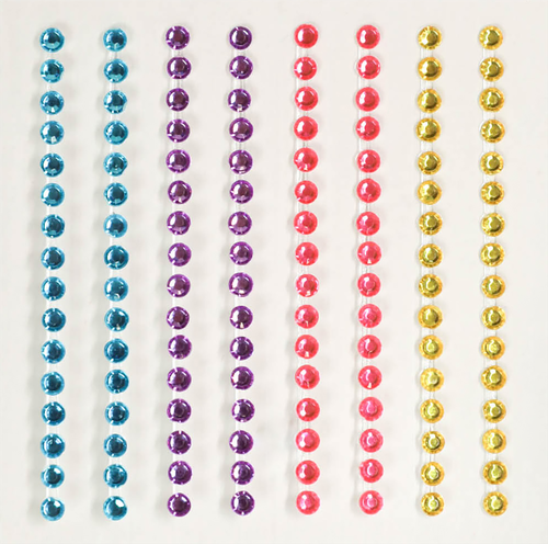 

Наклейки стразы декоративные 1 шт. цвет в ассортименте