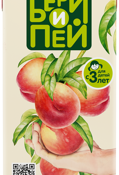 Нектар Бери и Пей персиковый, 1 л