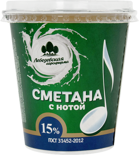 

Сметана Лебедевская Агрофирма 15% 320 г