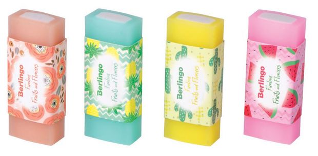 

Ластик BERLINGO Funline Fruits and Flowers 5х2х1,1см в ассортименте, 1 шт