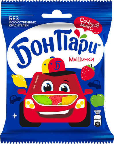 Мармелад жевательный Бон Пари Машинки 75 г