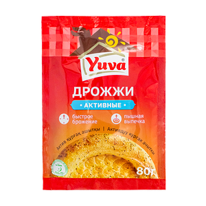 Дрожжи Yuva 80 г