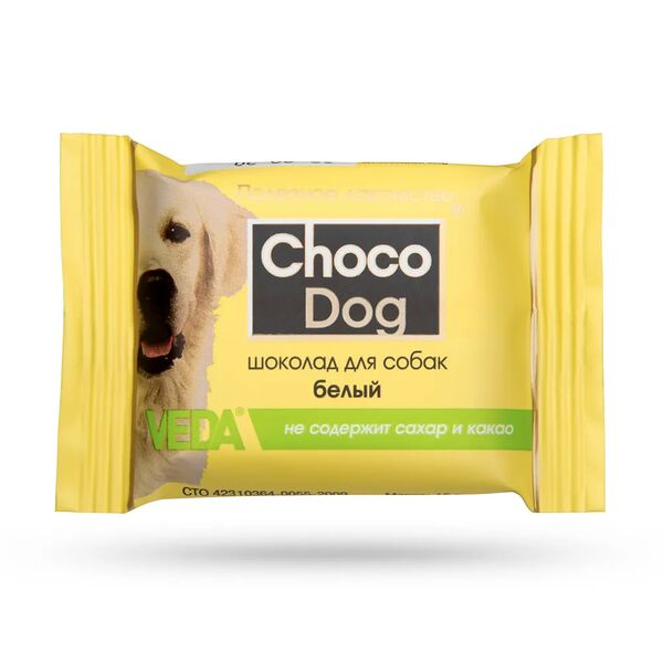 Лакомство для собак Veda Choco Dog Шоколад белый 15 г