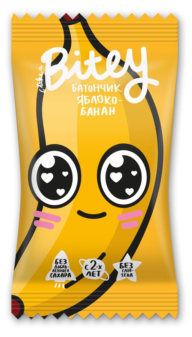 

Фруктовый батончик Take a Bitey Яблоко-банан 25г