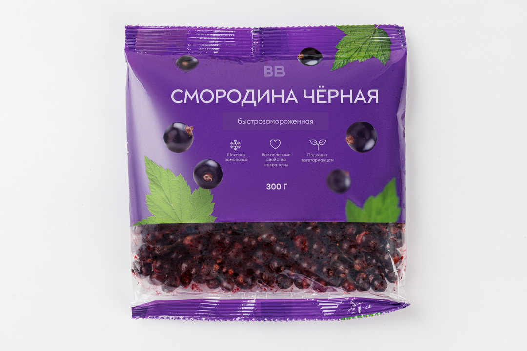 

Смородина черная свежезамороженная, 300г
