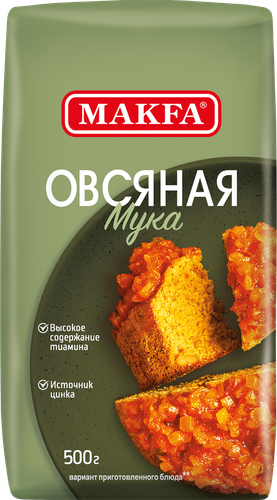 

Мука Makfa овсяная 500 г