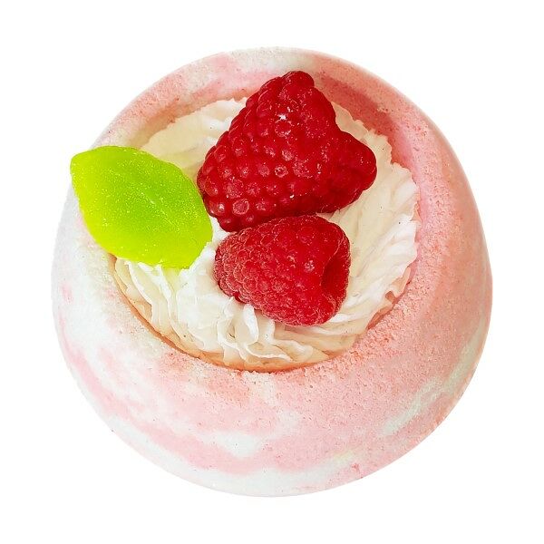 Шар для ванн Fabrik Cosmetology бурлящий Малина со сливками 205 г