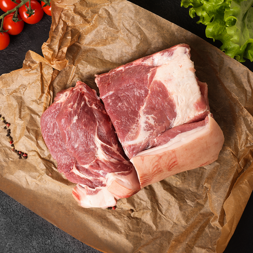 

Свинина шея на кости охлажденная вес до 1.4 кг