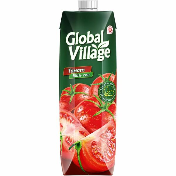 Сок Global Village томатный 0.95 л