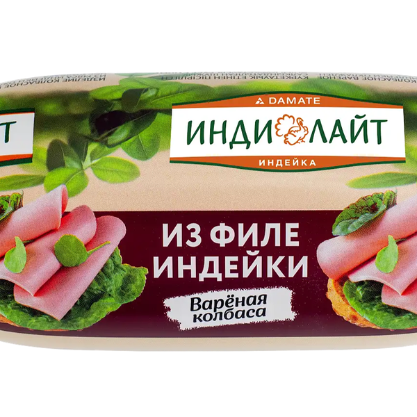 Колбаса Индилайт из филе индейки вареная 400 г