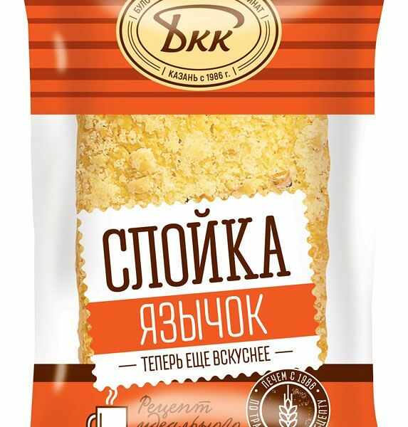 Слойка Булочно-кондитерский комбинат Язычок 50г