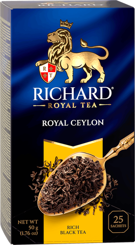 

Чай черный Richard Royal Ceylon в пакетиках 25 шт 50 г