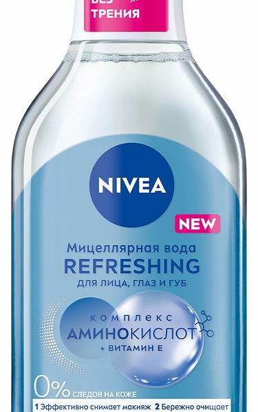 Мицеллярная вода Nivea Refreshing Очищающая для нормальной кожи 400 мл