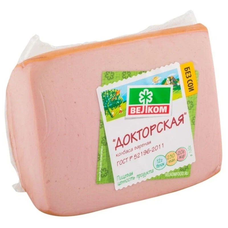 

Колбаса варёная Докторская Велком вес