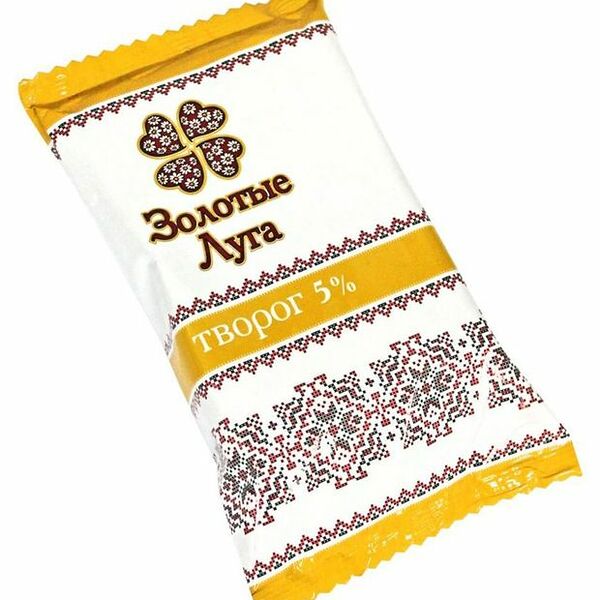 Творог Золотые Луга 5% 200 г