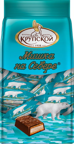 

Конфеты Фабрика имени Крупской Мишка на севере 200 г