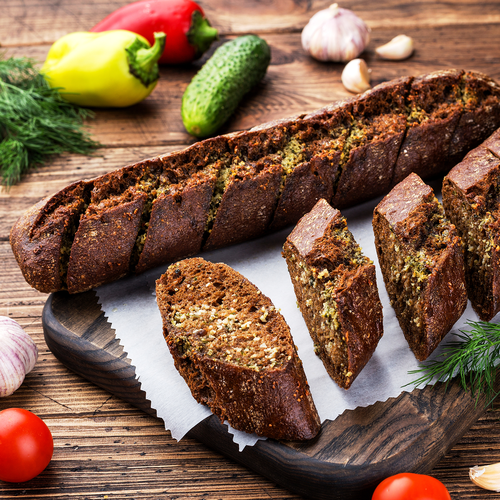 

Багет ржаной Лента Fresh с чесноком, половинка, 190 г