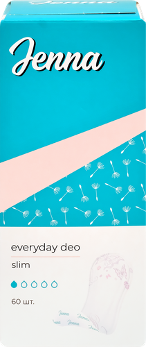 

Прокладки ежедневные Jenna Everyday Deo Slim 60 шт