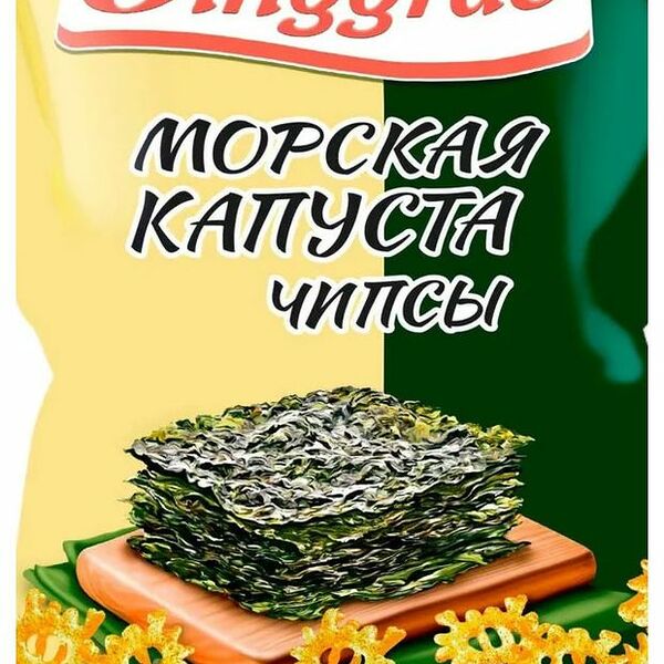 Чипсы Binggrae со вкусом Морская капуста, 40 г