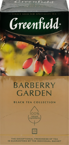 

Чай черный Greenfield Barberry Garden 25 шт x 1.5 г