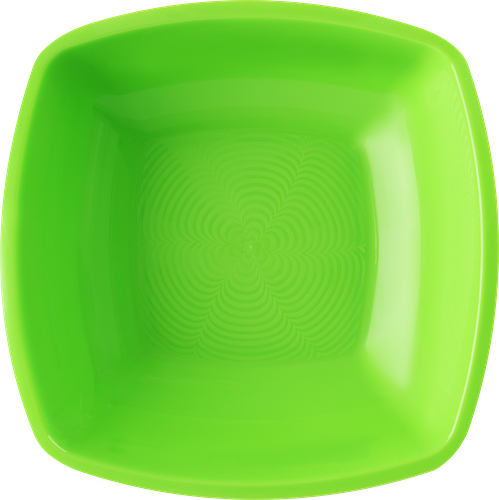 Тарелки одноразовые ЛЕНТА d=180мм глубокие, цветные, 6шт