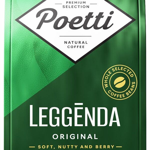 Кофе Poetti Daily Leggenda Original натуральный жареный в зернах 250 г