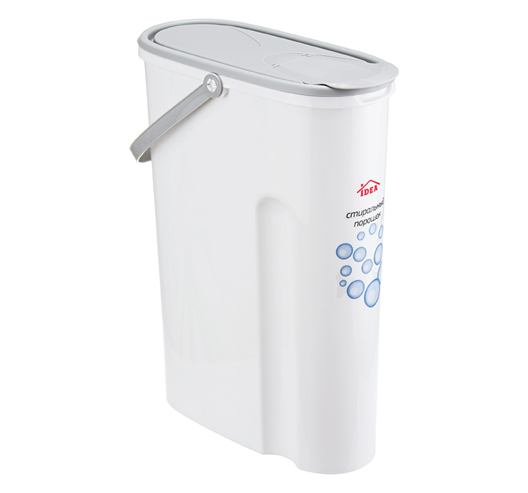 

Контейнер для стирального порошка Idea 5 л 24.6x11x32 см в ассортименте