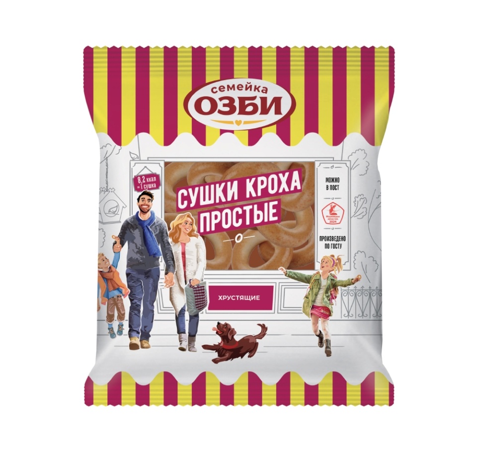 

Сушки Семейка Озби Кроха простые 200 г