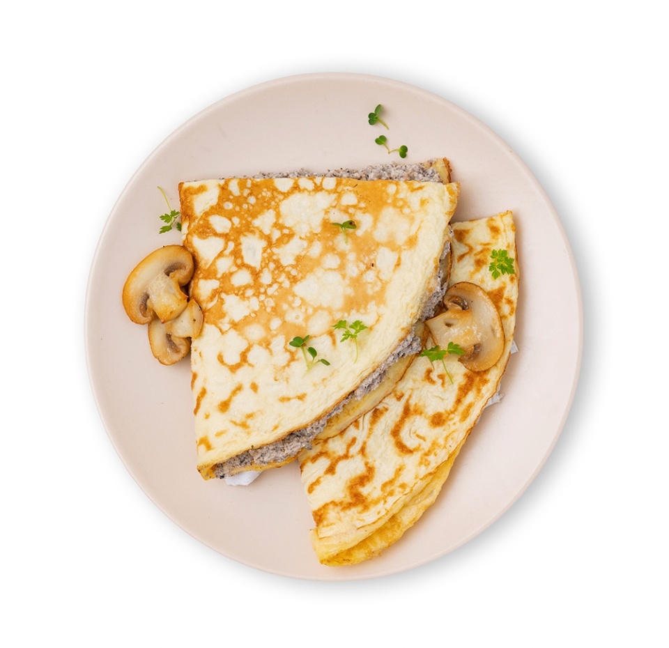 

Омлет Уже Готово с рикоттой и кремом из шампиньонов с трюфелем 150 г