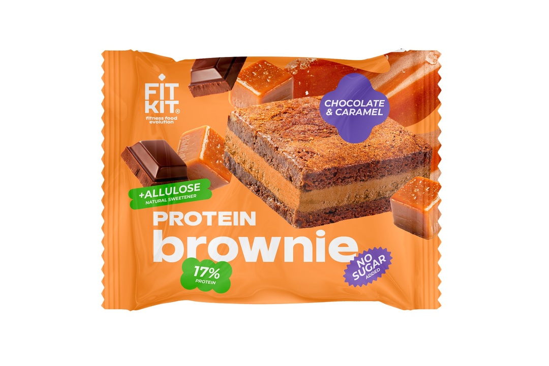 

Десерт Fit Kit Брауни Шоколад-Карамель протеиновый 40 г