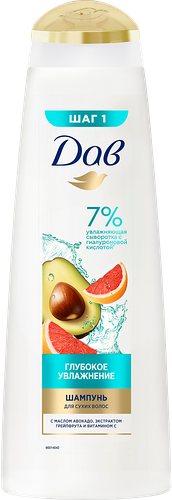 Шампунь Дав Глубокое увлажнение 380 мл