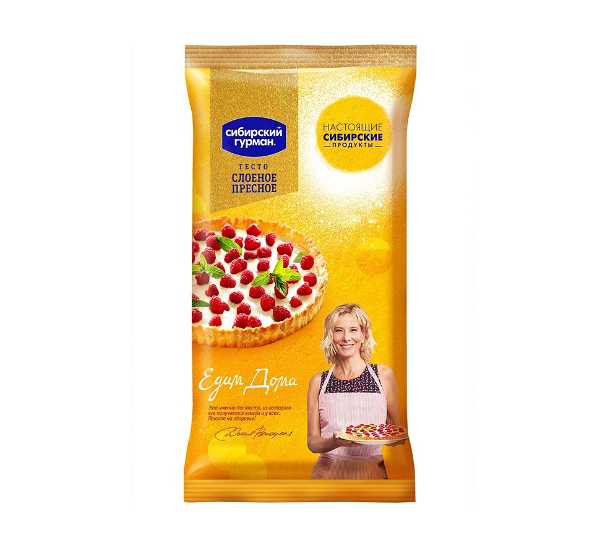 Тесто слоеное пресное Едим дома 500 г