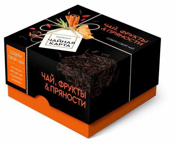 Чайный набор Чайная карта фрукты и пряности 130г