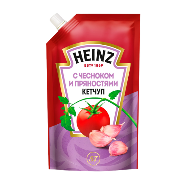 Кетчуп Heinz с чесноком 320 г