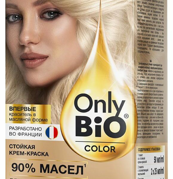 Крем - краска для волос Only Bio Color 10.3 , Сияющий блонд 115 мл