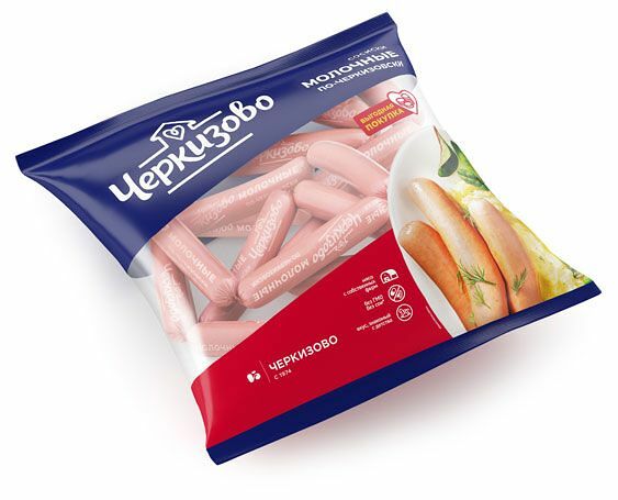 Сосиски Черкизово По-черкизовски молочные, 1,5 кг