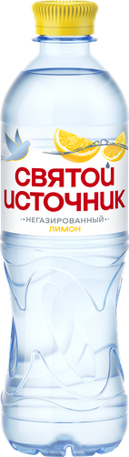 

Вода питьевая Святой Источник негазированная лимон 500 мл
