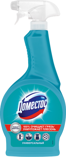 

Чистящий спрей Domestos против грязи бактерий и плесени 500 мл