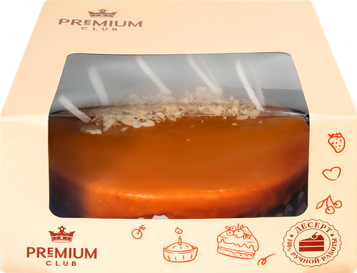 

Торт Premium Club Карамельно-ореховый, 1.7 кг