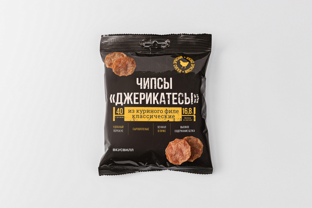

Чипсы из куриного филе "Джерикатесы" классические 40 г