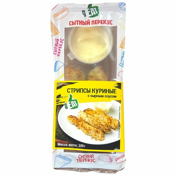 Стрипсы куриные I Like Eat с сырным соусом 105 г