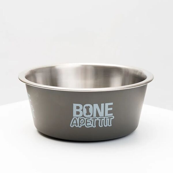 Миска  Bone Appetit, 750 мл, серая
