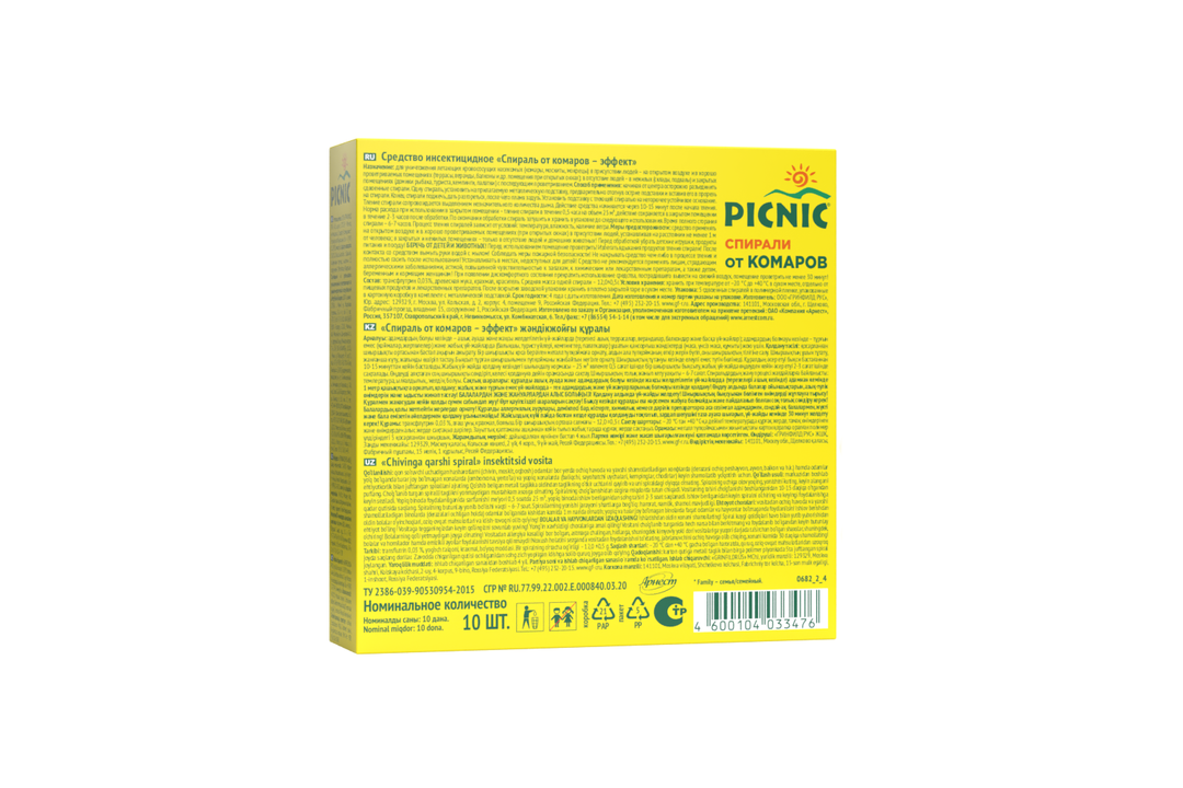 

Спирали от комаров Picnic Family, 10 шт