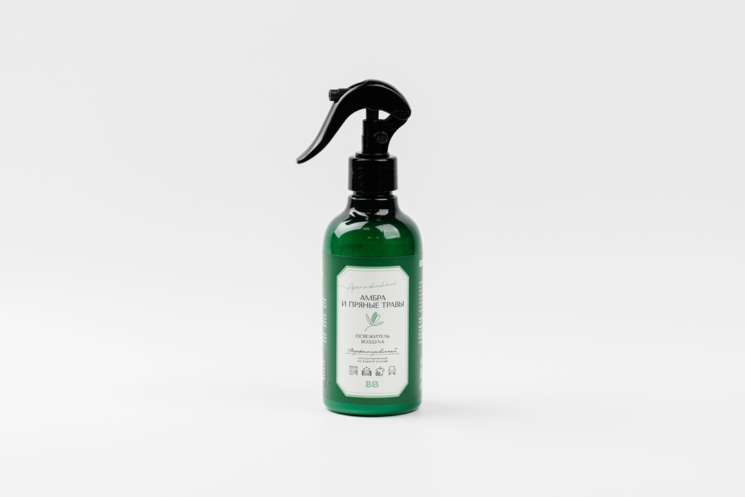 

Освежитель воздуха ВкусВилл парфюмированный "Амбра и пряные травы" 250 г